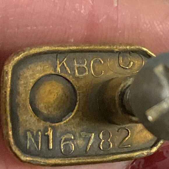 Vintage Mid-Century Style Keeler Brass Co Cabinet Door Pulls Brass Tone Metal - Picture 3 of 17